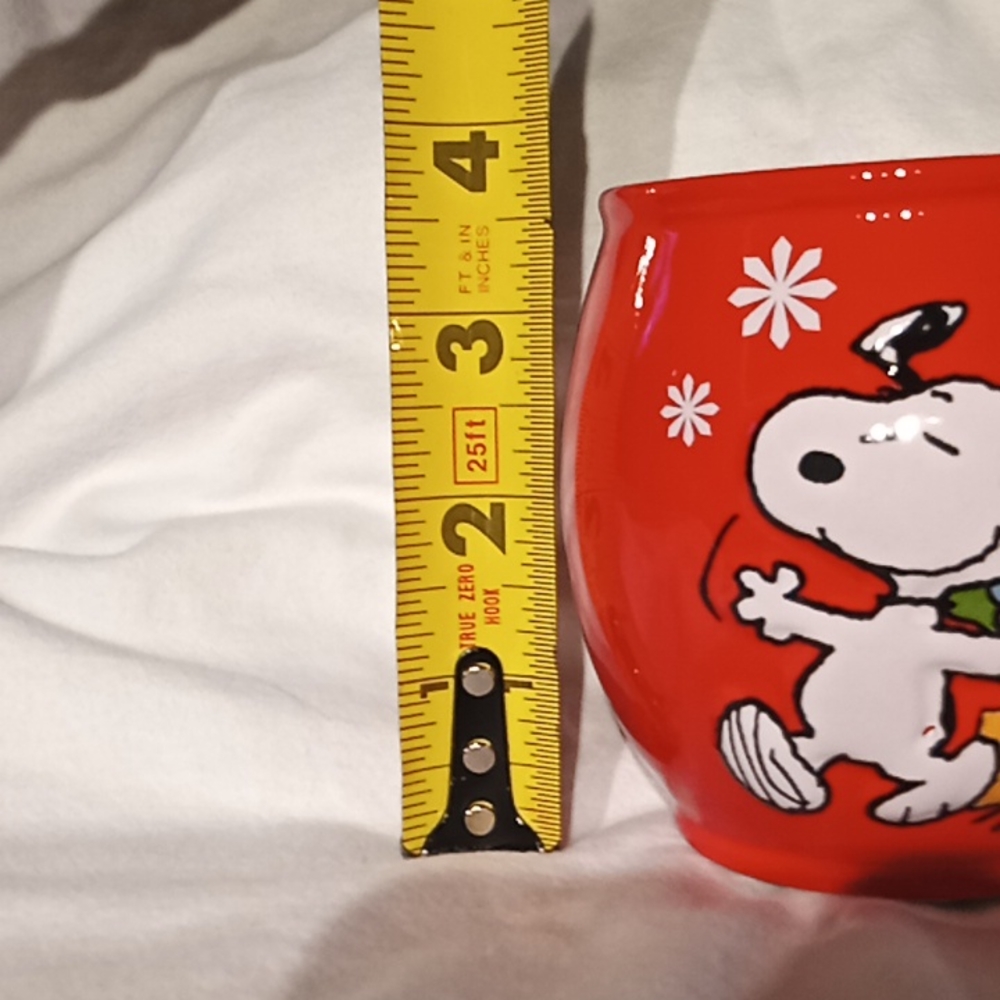 Snoopy Christmas Mug. Embossed. 2014. Red Hot. Excellent Condition. Collectible. - Picture 11 of 11